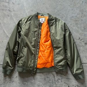 Mens zip up bomber jacket